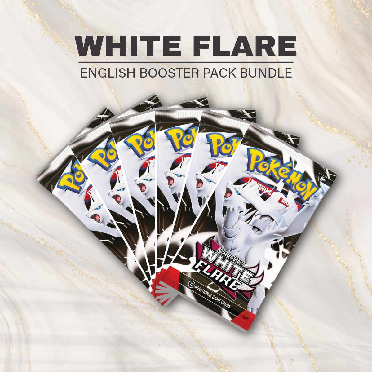 English White Flare Booster Bundle(6x loose)