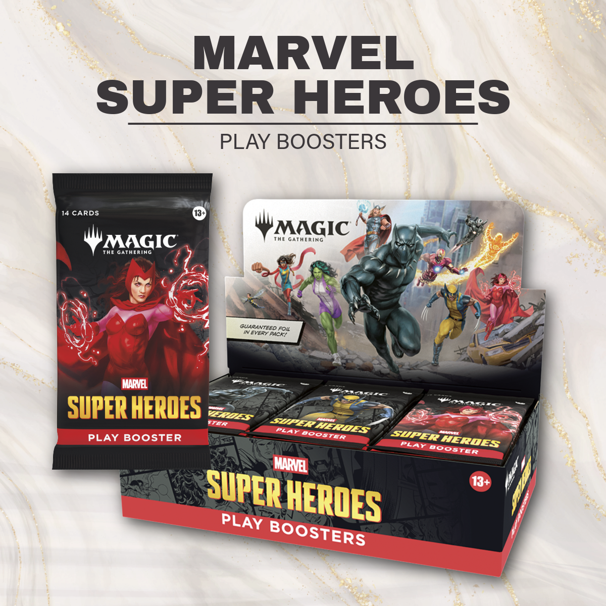 Marvel Super Heroes Play Boosters