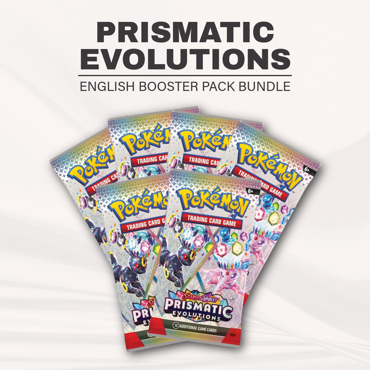 apdrop's Lucky Breaks Prismatic Evolutions Booster Bundle(6x loose) (English)