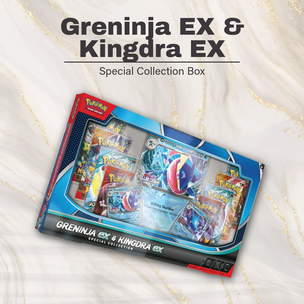 OPENED LIVE - Greninja EX & Kingdra EX Special Collection
