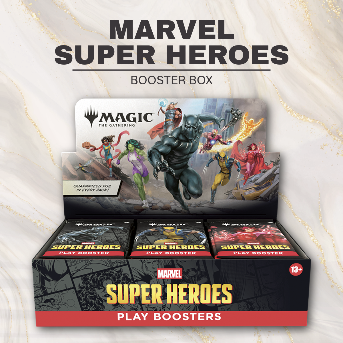 Marvel Super Heroes Play Boosters