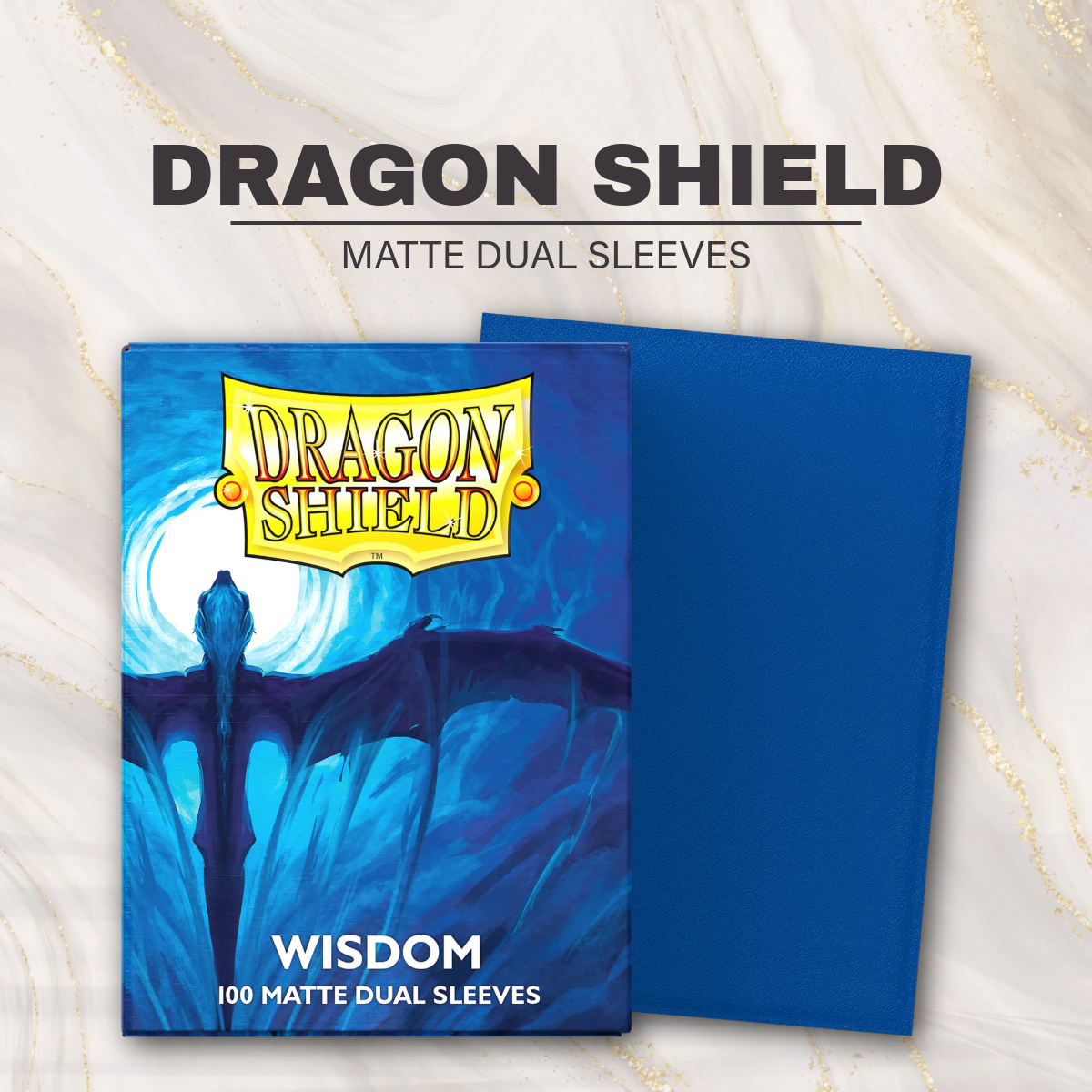 Matte Dragon Shield 100qt Sleeves